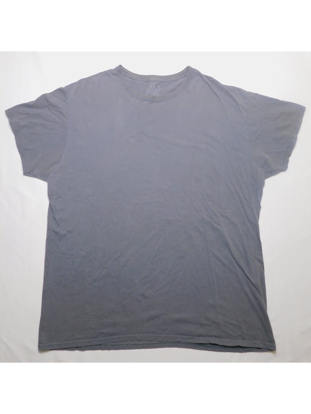 Fruit of the Loom Men's XL Gray Blank Crew Neck Short Sleeve Cotton T-Shirt